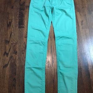 Miss Me JP5473S4 Skinny Green Jeans sz 28